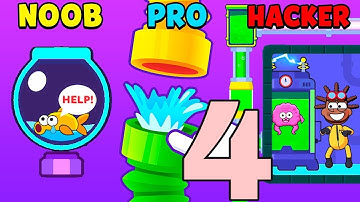 NOOB vs PRO vs HACKER in Flow Legends - All Levels Gameplay, New Game (Android, iOS)