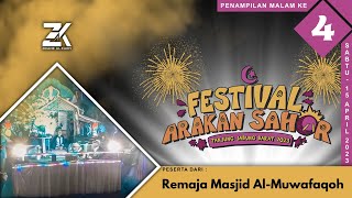 Remaja Masjid Al-Muwafaqoh I4I Festival Arakan Sahur Kuala Tungkal, Tahun 1444 H./2023 M.