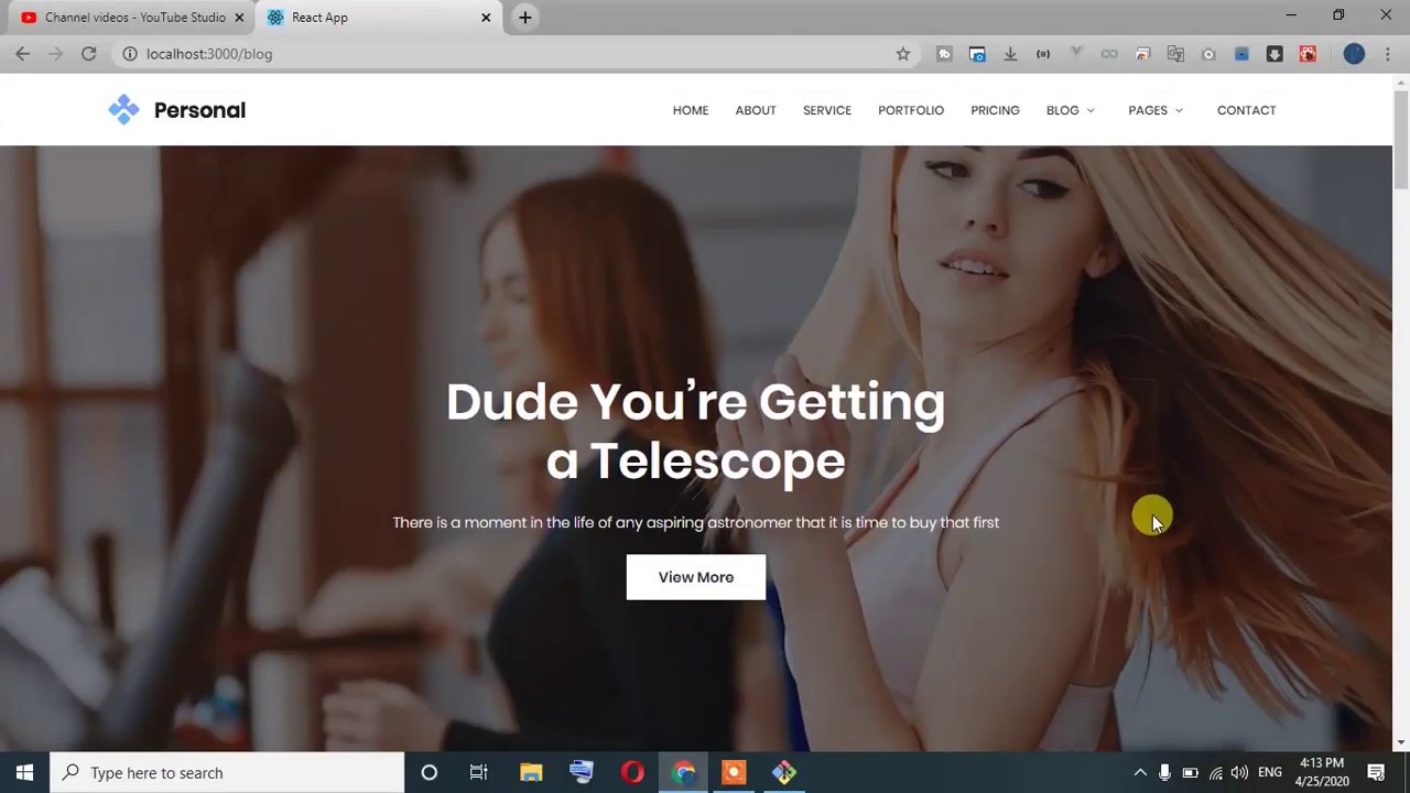Html Template To React Template - YouTube