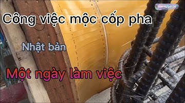Công việc mộc cốp pha Nhật bản