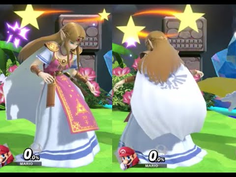 スマブラSP　ゼルダ　フラフラ　転倒　反転込み