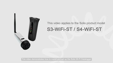 Solis S3-WiFi-ST/S4-WiFi-ST Stick Datalogger Quick Installation Guide