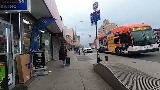 Forest Hills station to Jamaica Queens Central library, walking 11/27/22
