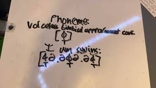 (Phone) [ɸ̞] voiceless bilabial approximant consonant