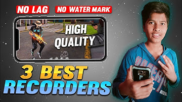 BEST "3-screen recorders" For Android [2023] // Top 3 GAMING Screen Recorder !!