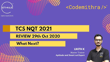 Review of TCS NQT 2021 | 29-Oct-2020