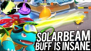 SOLARBEAM VENUSAUR GETS BUFFED AGAIN ?!?! SPECIAL ATTACK VENUSAUR IS COMING BACK ! POKEMON UNITE !