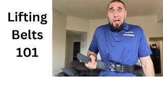 Weight lifting belt for beginners