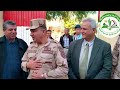 زيارة المستشار العسكري لمحافظة الشرقية لمدرسة كفرصقر الثانوية الزراعية تأسيس عسكري 