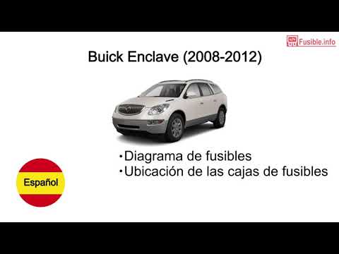 Diagrama de fusibles Buick Enclave (2008-2012)