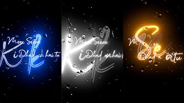 Trending Viral Reels Video Editing | Glowing Text Rain Drop Effect | Alight Motion + Node Editing