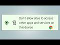 How to Block All Sites From Saving Data in Chrome