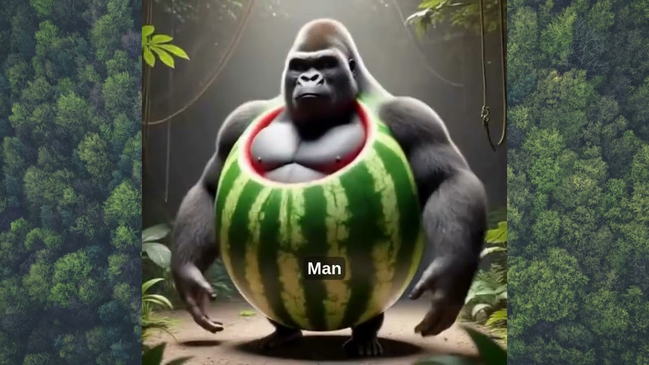 See the Wild Watermelon Gorilla in Action!