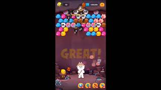 LINE バブル2　STAGE 1078　銀コニー　×1.5　Silver Cony　LINE BUBBLE 2