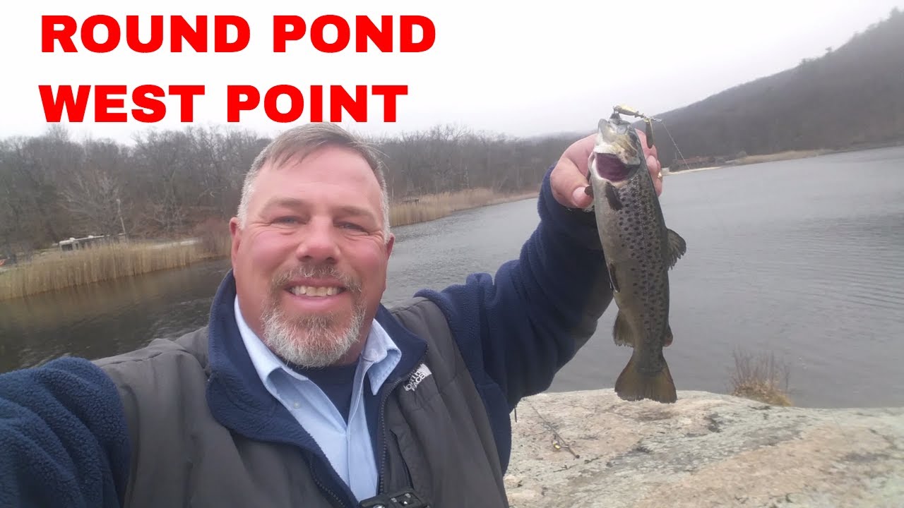 Trout Fishing Round Pond at West Point New York YouTube