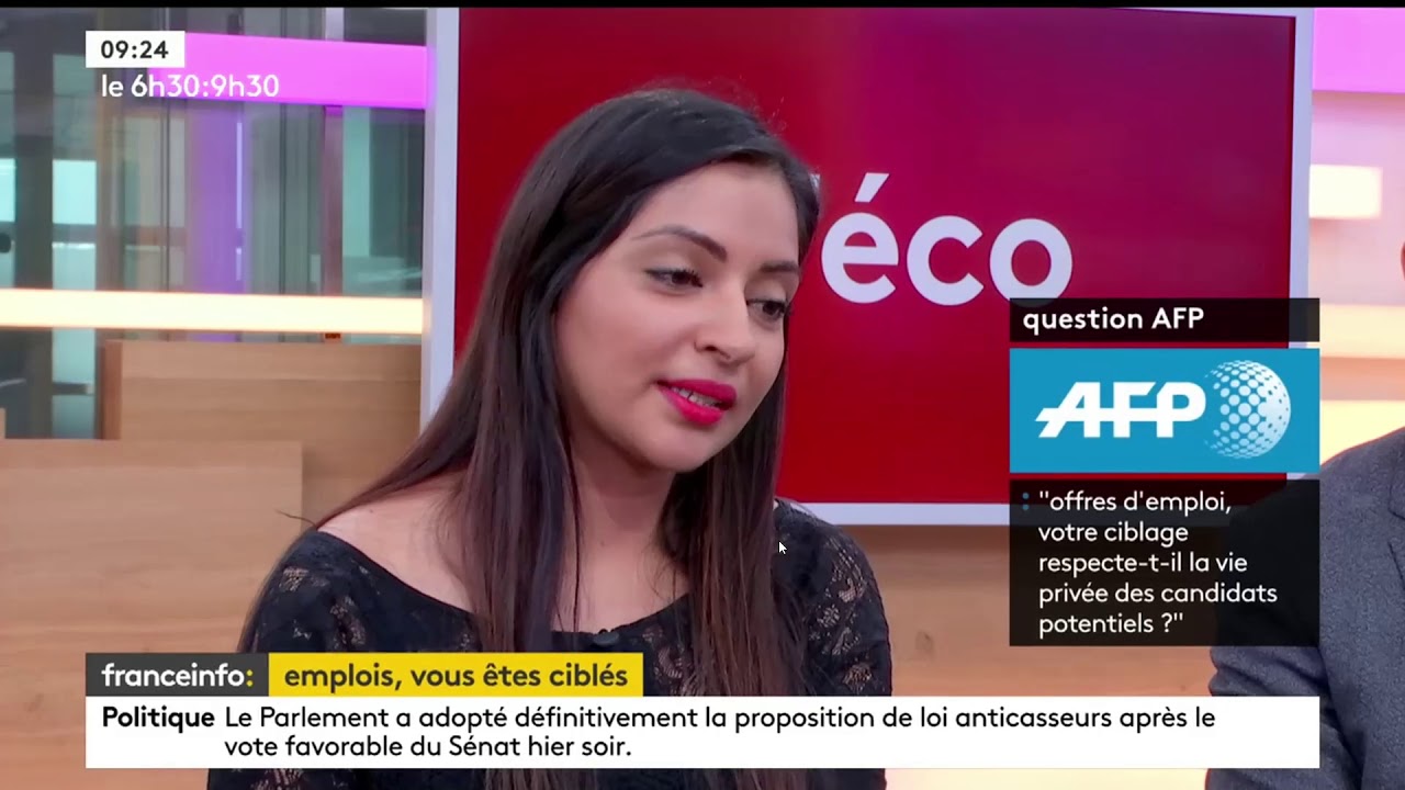 Fariha Shah et Jonathan Bordereau co-fondateurs Golden Bees sur FranceInfo