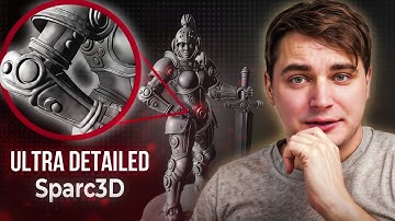 New 3D AI is So Detailed: Sparc3D vs Hunyan 2.5