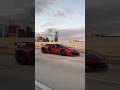 Satin Blood Red Lamborghini Aventador SVJ Roadster In Miami Lamborghini Luxurycars Supercars mp3