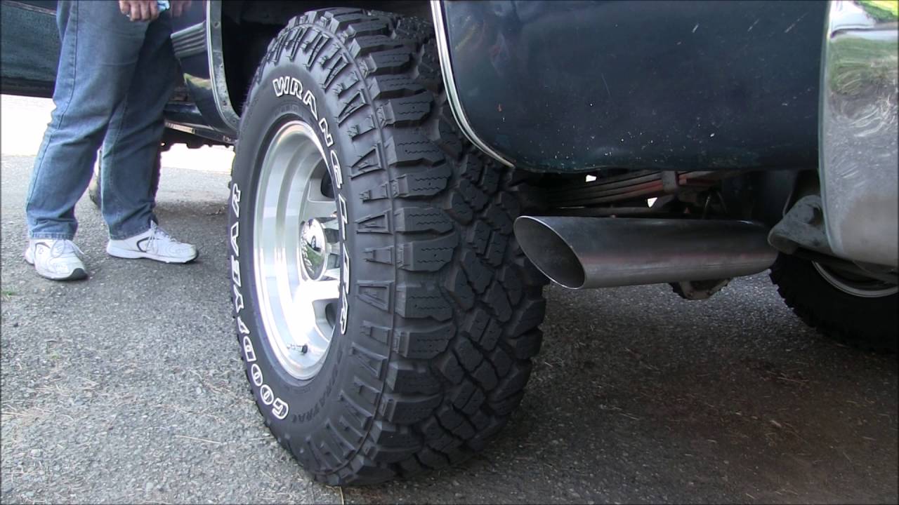 1989 K5 Blazer Flowmaster Force II Exhaust With 50 Series Muffler YouTube