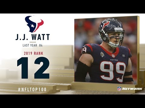 #12: J.J. Watt (DE, Texans) | Top 100 Players of 2019 | NFL