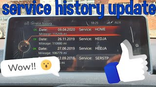 How To Up Date Your Service History On Any Fxx BMW Model For Free