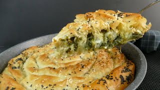 Сырный пирог со шпинатом из теста фило! Восторг как вкусно!