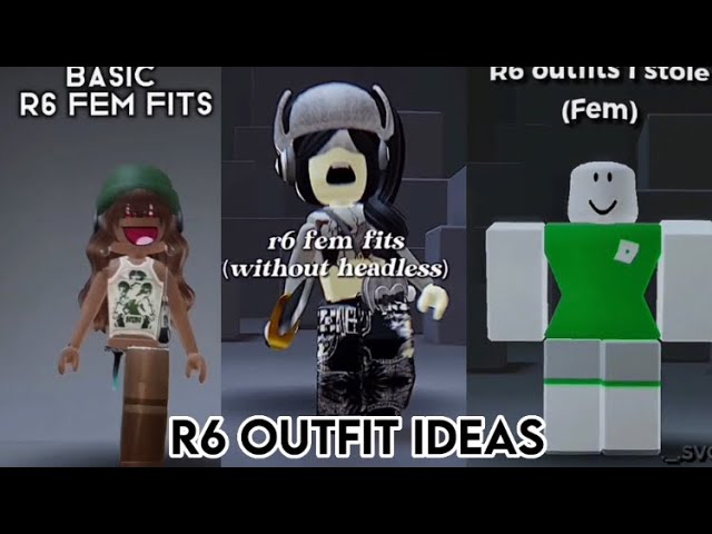 110 R6 AVI IDEAS!  cool avatars, roblox, roblox 3