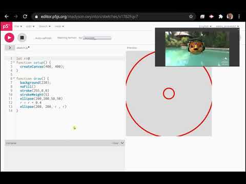 p5 r not defined error - defining a variable