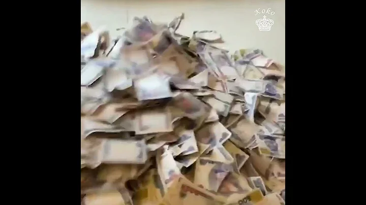 Bobrisky Shows Off Monies Sprayed On Him At His 30th Birthday Party