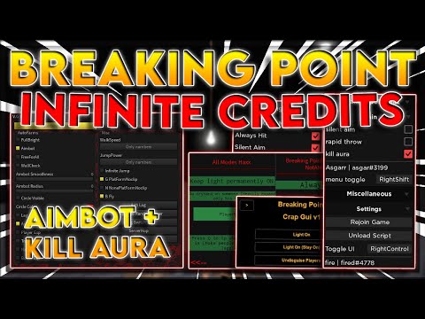 [UPDATED] Breaking Point Script Hack / GUI | Infinite Credits | Auto Farm + Aimbot | *PASTEBIN 2022*