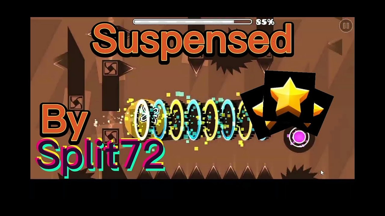 Suspensed 100% By Split72 | Geometry Dash - YouTube