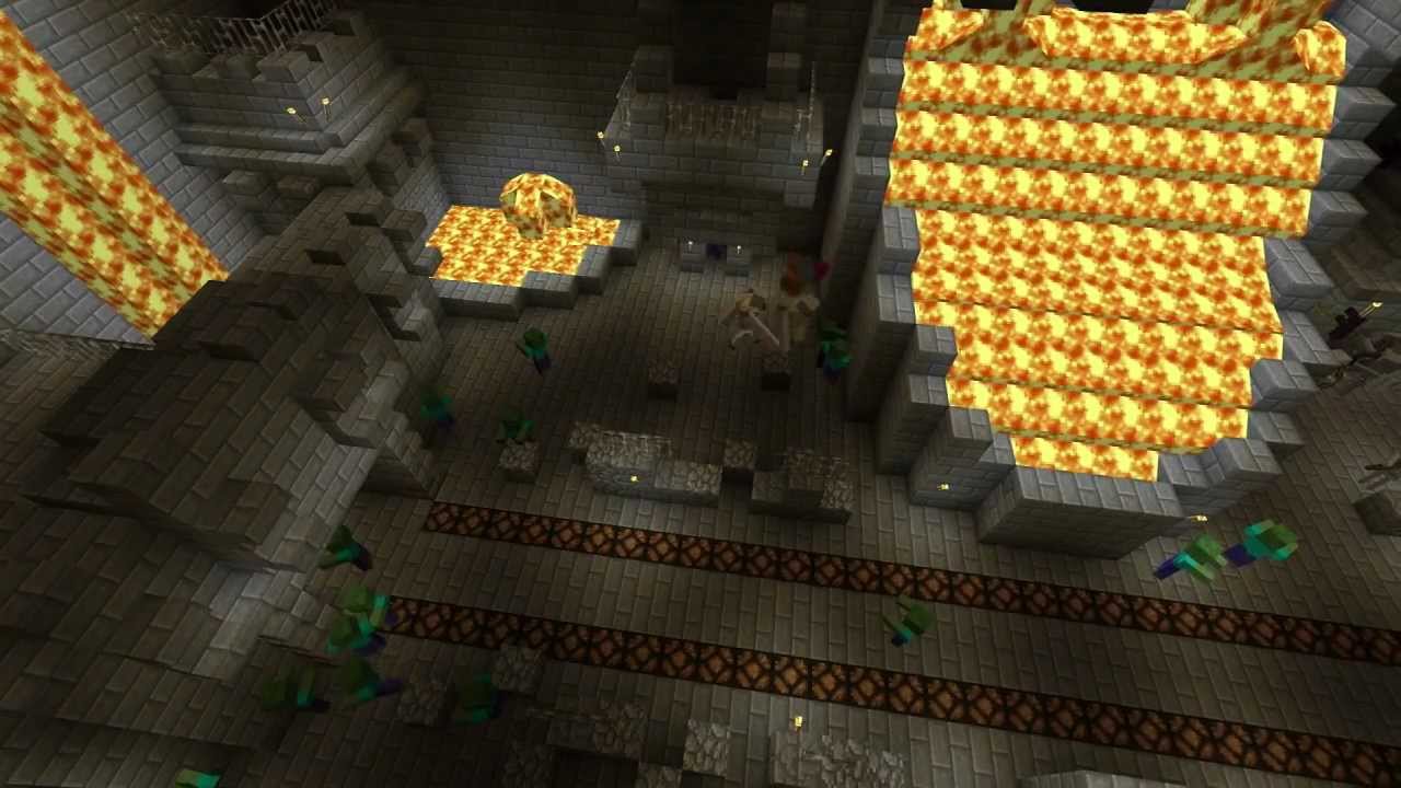 Minecraft - Iron golem mob arena01 In 12W08A Snapshot