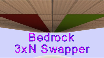 Tutorial: Simple, Bedrock 3xN Ceiling Block Swapper [Bedrock 1.21+]