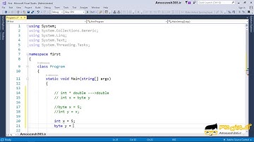 تبدیل متغیر ها در زبان برنامه نویسی سی شارپ  c#