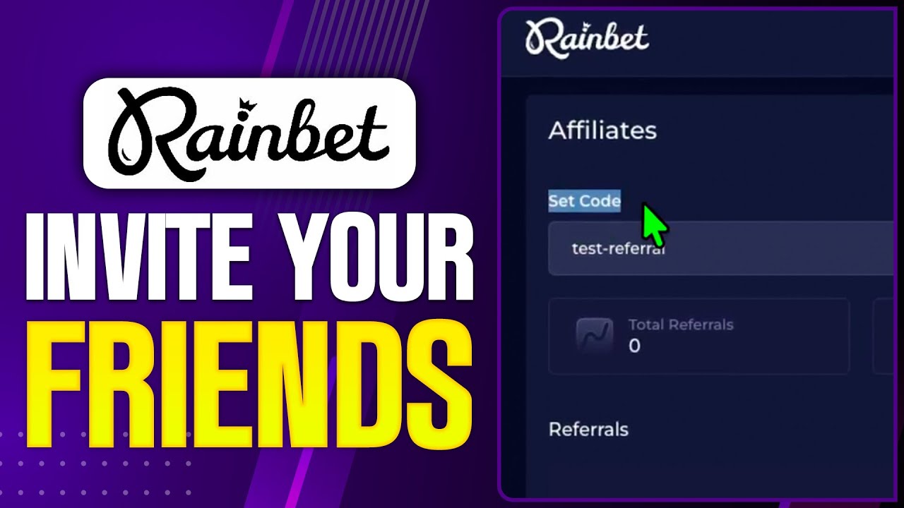 Реферальная программа Rainbet 2026: как пригласить друзей и получить бесплатные вращения
