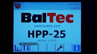 BalTec Tutorial on HPP-25 Language settings