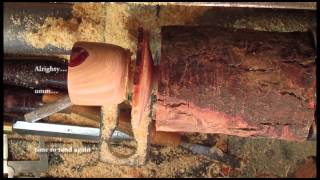 Wood Turning #63  An Off Kilter Egg Cup