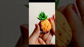 DIY Miniature Pineapple 🍍 Foam Clay Craft 😍
