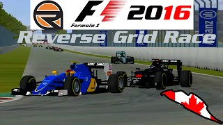 rFactor - F1 2016 Reverse Grid Race - Canada