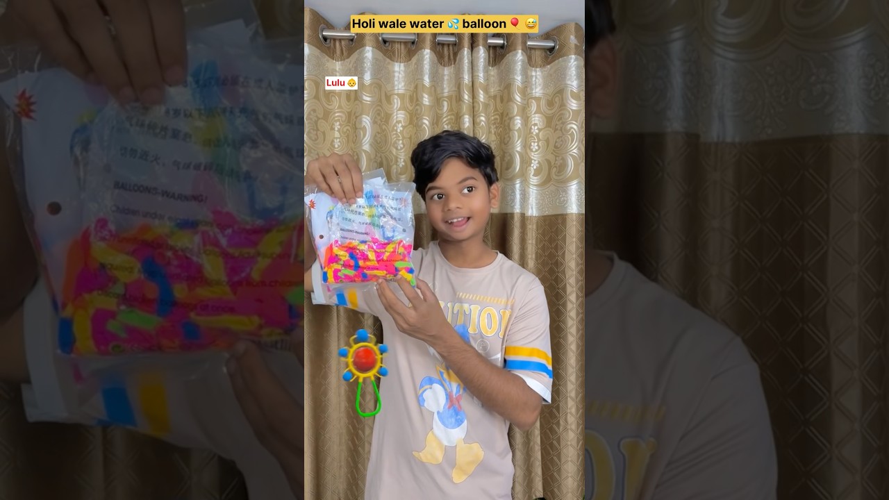 Holi wale water 💦 balloon 🎈 😜 