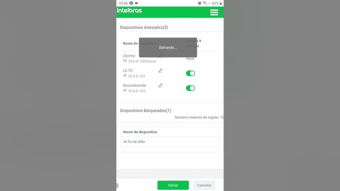 Como Bloquear e Desbloquear dispositivos Roteador Vivo Fibra Hgu App  VivoSmartWifi, No aplicativo da vivo smart wifi você consegui bloquear e  desbloquer o acesso a sua rede wifi