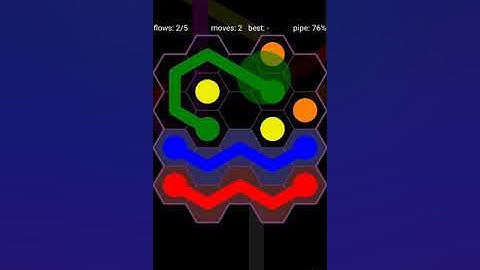 How To Solve Flow Free Hexes Classic Pack 2 Level 1 5x5 Board Walk Through Solution Walkthrough