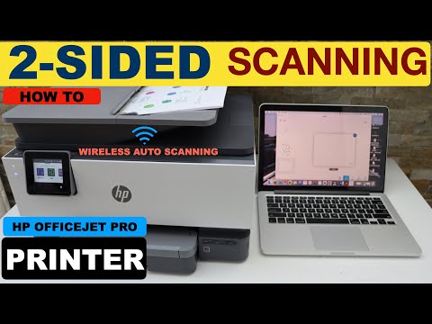 HP Printer Double-Sided Scanning, Auto 2-Sided Scan.