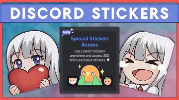 Get NEW DISCORD STICKERS | New Server Boost / Nitro Feature!