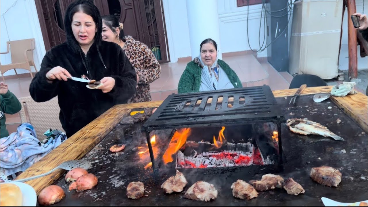 Patroana alături de Anca de la Strehaia la grătar!