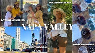 NAPA VALLEY VLOG: wineries + visiting San Fran & Sonoma + restaurant recs + places u need to go!!