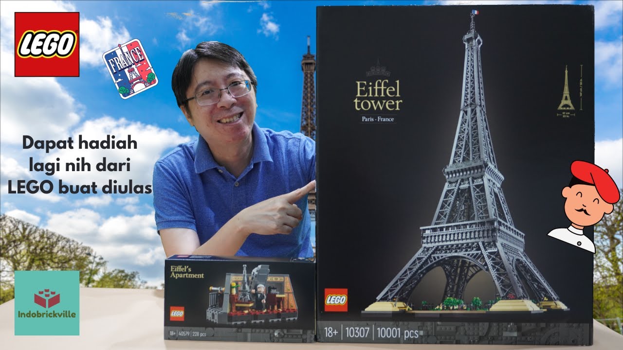 Revealing LEGO Set 10307 Eiffel Tower and 40579 Eiffel's Apartment sent by  The LEGO Group