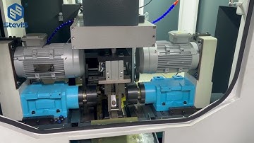 [SteviS chamfering machine] Automatic Small short tube workpiece double end chamfering machine