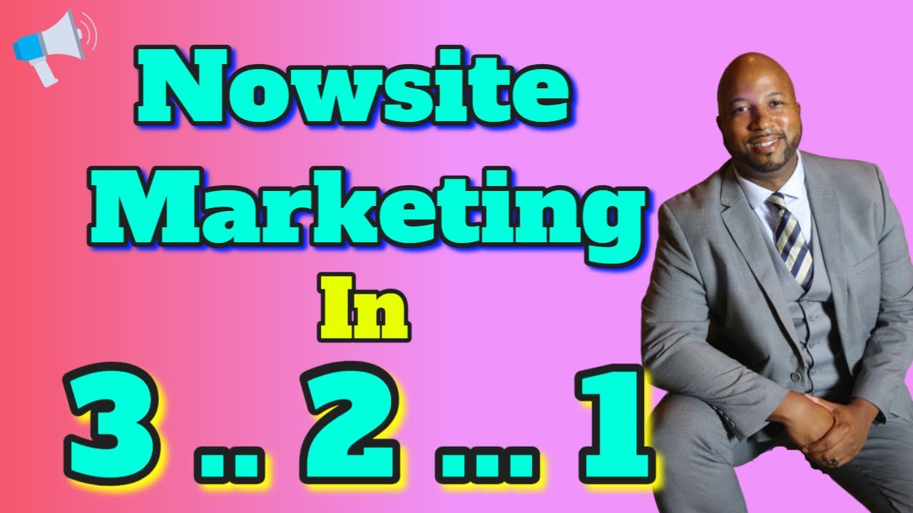Nowsite Marketing | 🤔How to start using your nowsite marketing platform -what to do First? | Nowsite