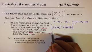 Famous Harmonic Mean Calculation and Significance in Statistics Profile
